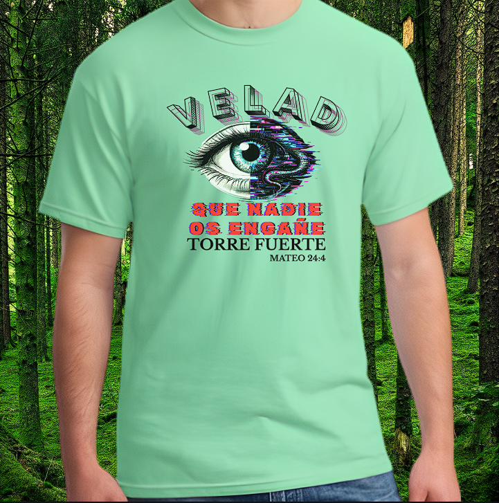 Diseño frontal de la camiseta